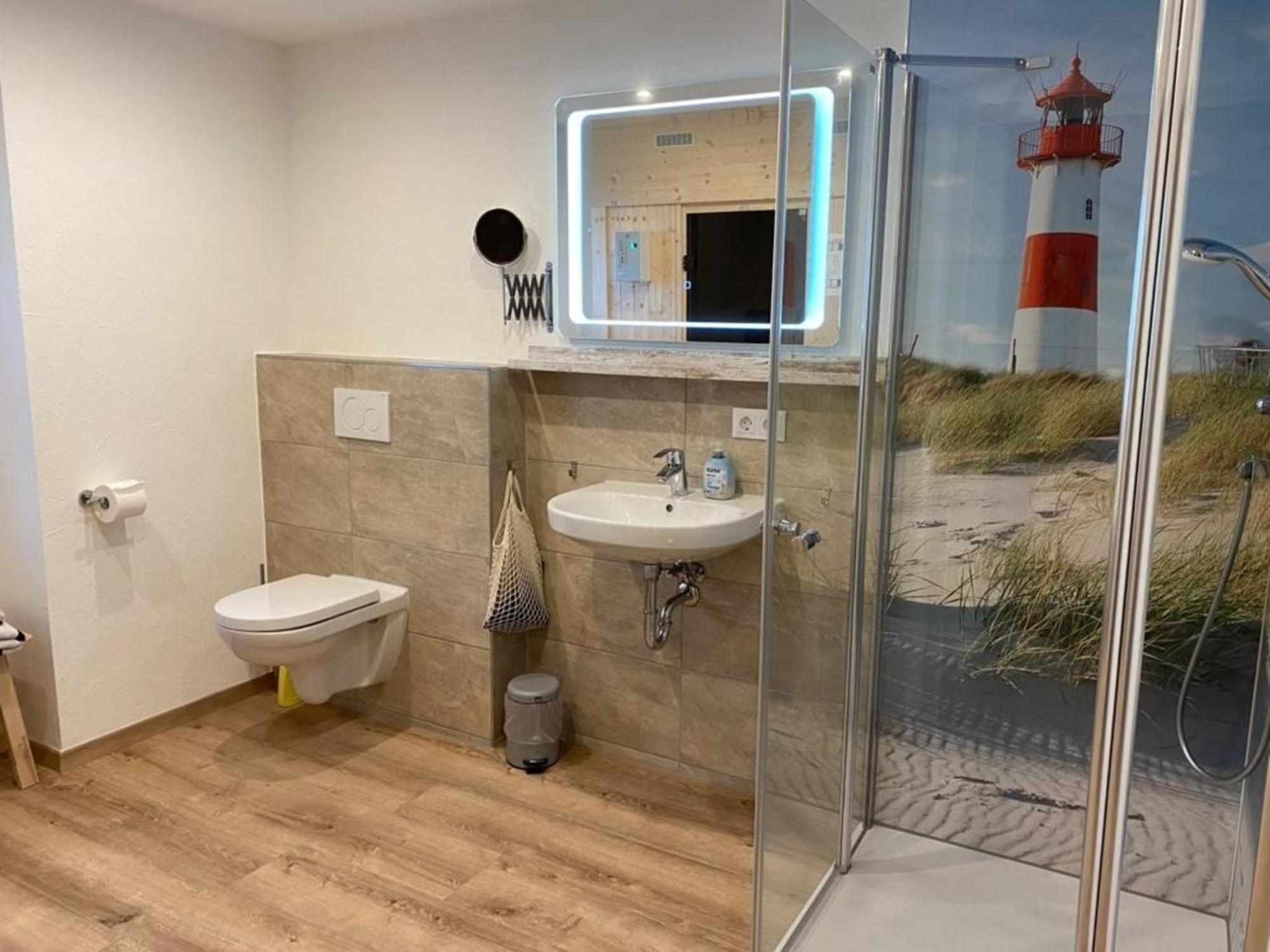 Leuchtturm Buesum, Exklusiv, Sauna Bagian luar foto